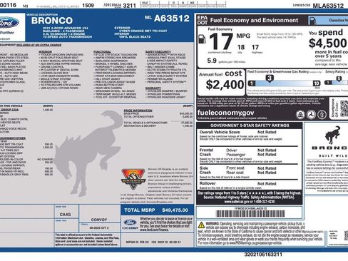 Used 2021 Ford Bronco Badlands image 43