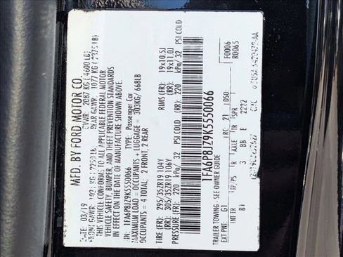 Certified 2019 Ford Mustang Shelby GT350 w/ Technology Package image 20