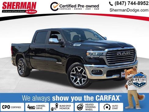 Certified 2025 RAM 1500 Laramie w/ Bed Utility Group AWD/4WD image 1
