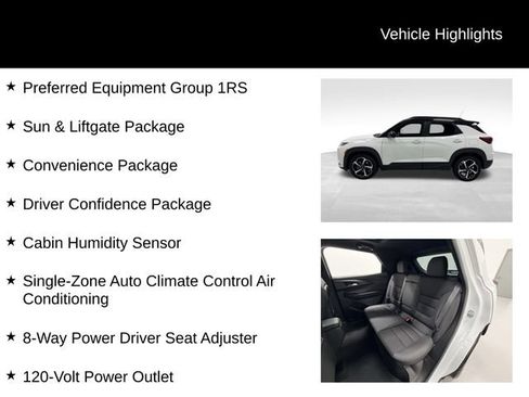 Certified 2023 Chevrolet TrailBlazer RS w/ Sun and Liftgate Package FWD image 27