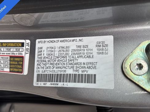 Certified 2020 Acura RDX FWD image 49