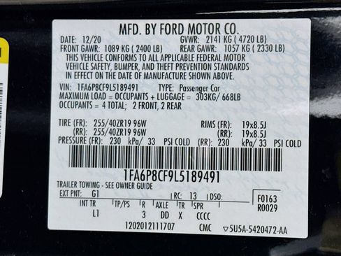 Used 2020 Ford Mustang GT Premium w/ Equipment Group 401A image 29