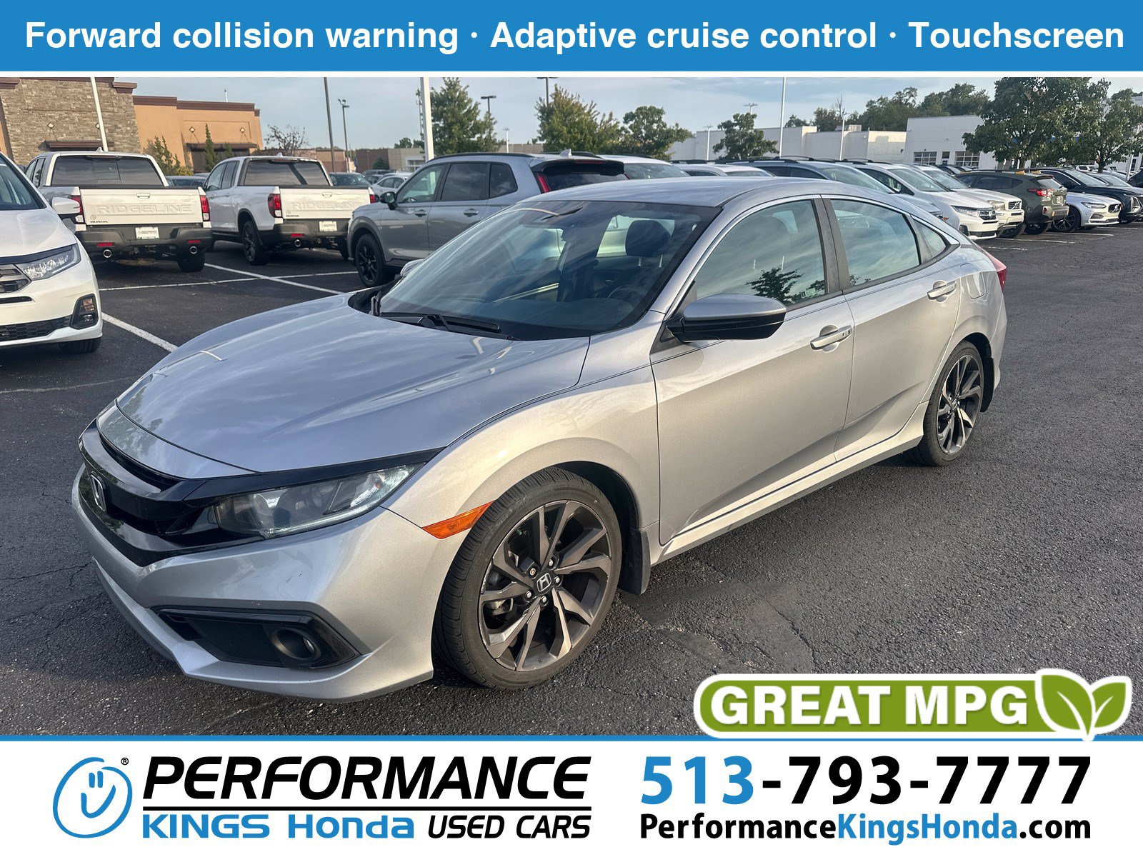 Used 2019 Honda Civic Sport image 1