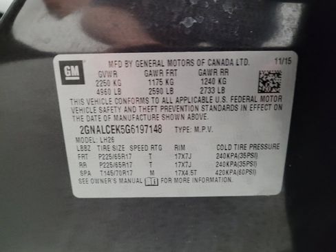 Used 2016 Chevrolet Equinox LT w/ Convenience Package FWD image 33