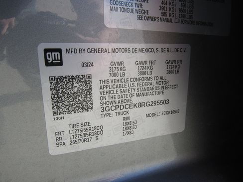 Used 2024 Chevrolet Silverado 1500 Custom Trail Boss w/ LPO, Dark Essentials Package image 26