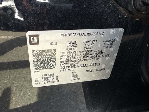 Used 2018 Cadillac XT5 Luxury w/ LPO, Black Ice Package AWD/4WD image 19