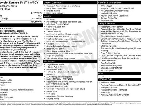 Used 2025 Chevrolet Equinox EV LT image 7