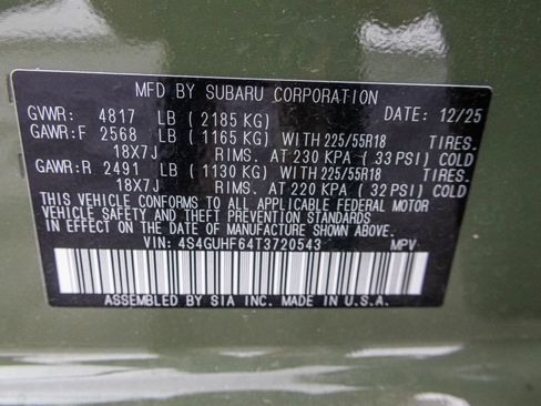 Used 2026 Subaru Crosstrek 2.5i Sport AWD/4WD image 52