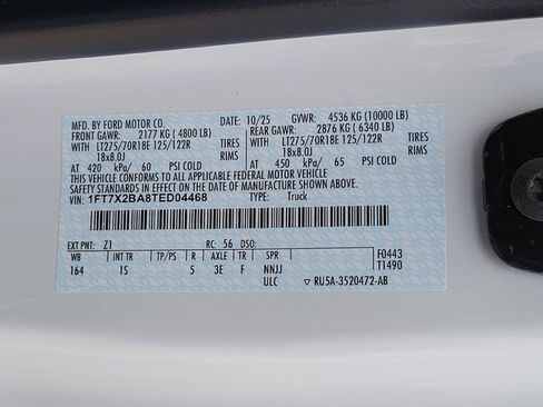 New 2026 Ford F250 XL w/ STX Appearance Package image 15