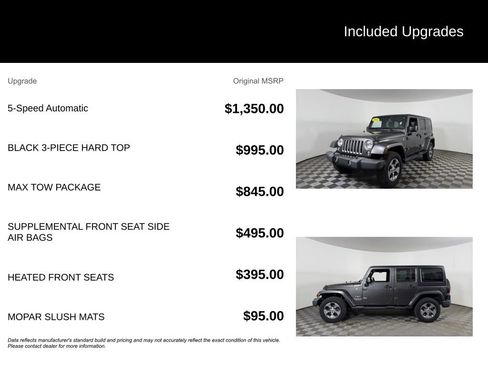 Used 2016 Jeep Wrangler Unlimited Sahara w/ Max Tow Package AWD/4WD image 6