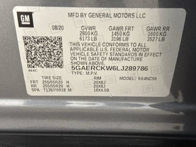 Used 2020 Buick Enclave Premium w/ Surround and Sites Package FWD image 34