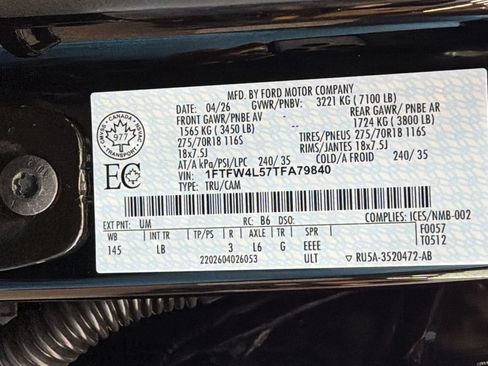 Used 2026 Ford F150 Tremor w/ Bed Utility Package AWD/4WD image 40