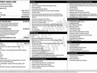 Used 2020 INFINITI QX60 Luxe w/ Essential Package