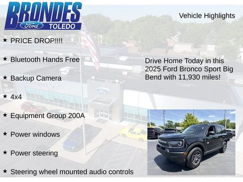 Used 2025 Ford Bronco Sport Big Bend AWD/4WD image 5