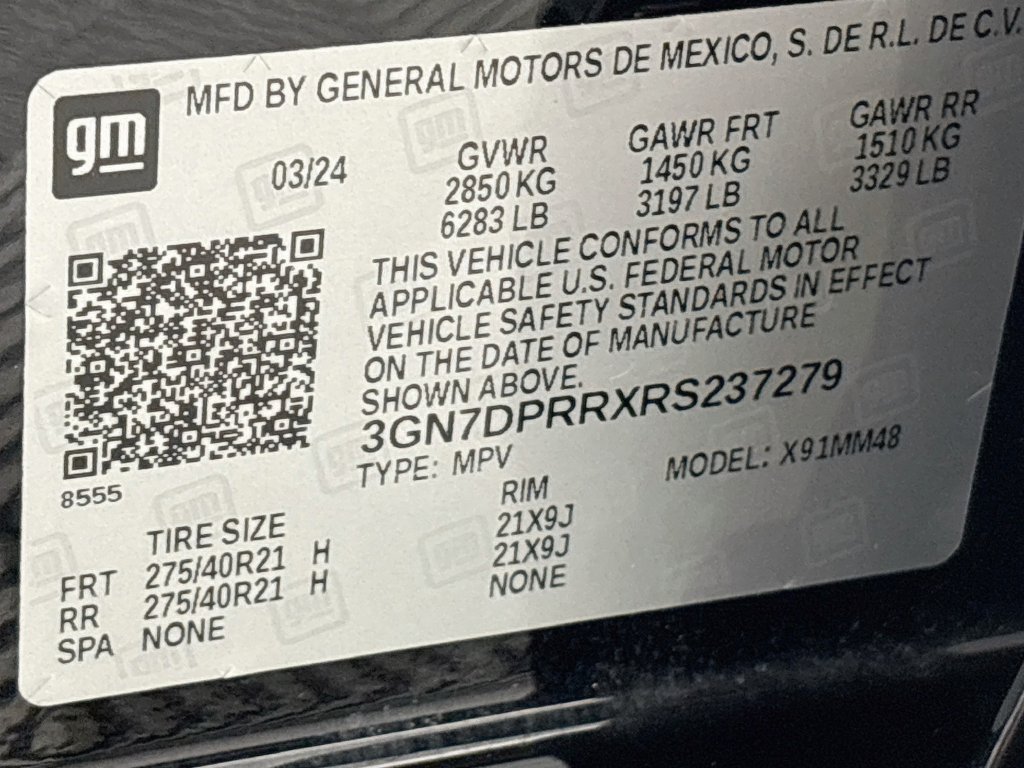 Certified 2024 Chevrolet Equinox EV RS AWD/4WD image 34