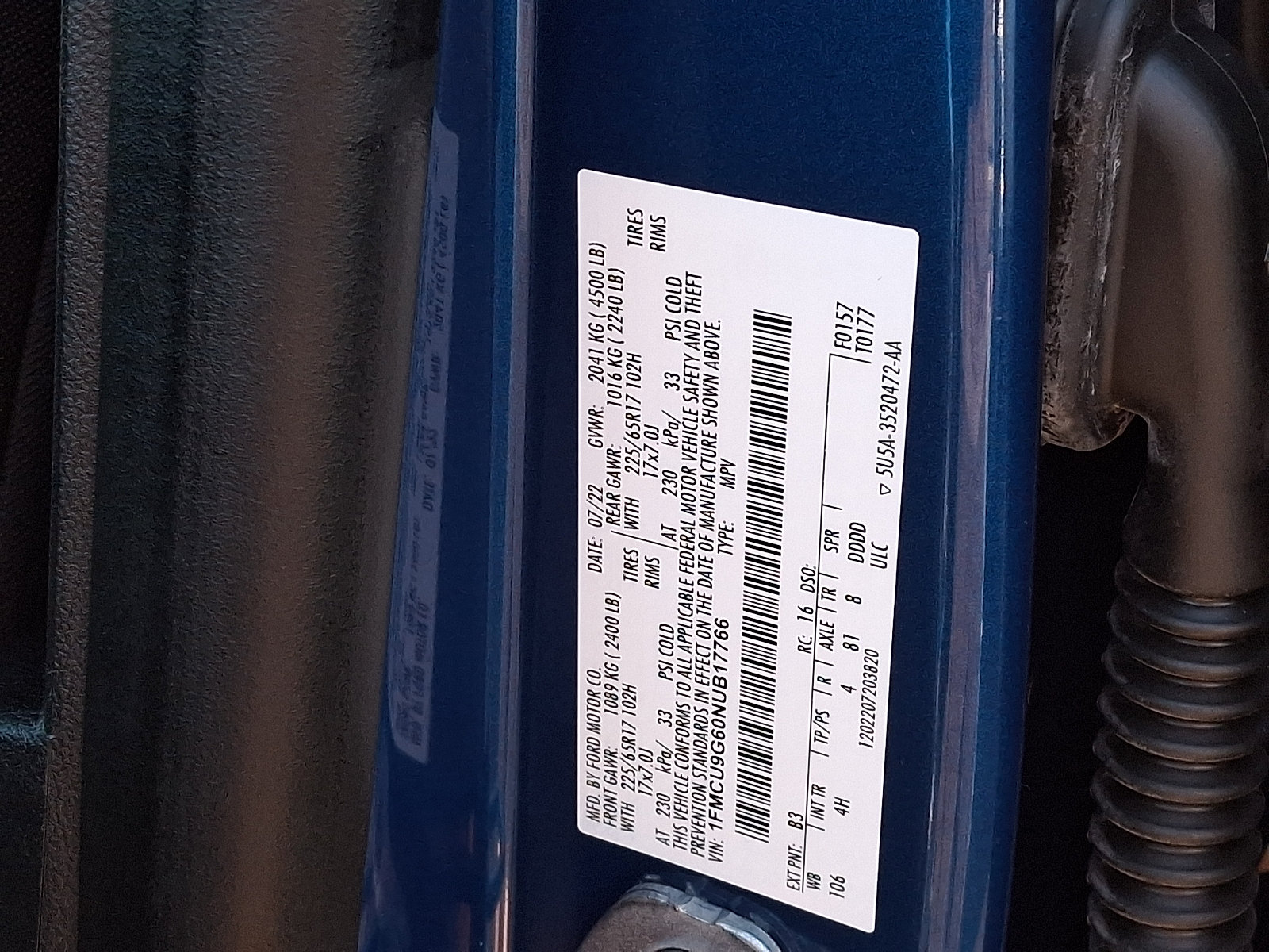 Certified 2022 Ford Escape SE AWD/4WD image 28