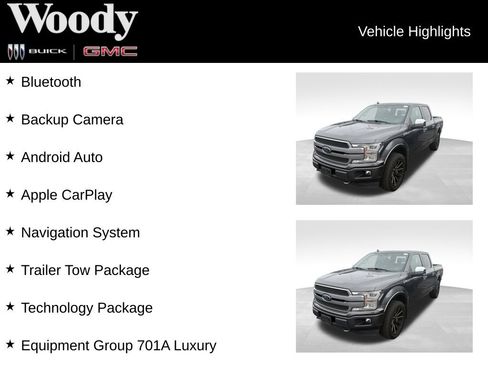 Used 2020 Ford F150 Platinum w/ Equipment Group 701A Luxury AWD/4WD image 3