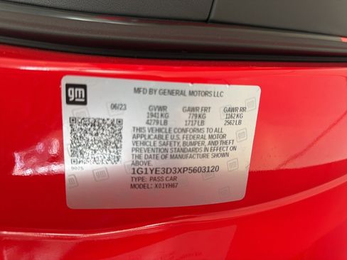 Used 2023 Chevrolet Corvette Z06 w/ Stealth Interior Trim Package image 25