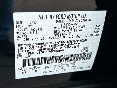 Certified 2023 Ford Explorer XLT AWD/4WD image 39
