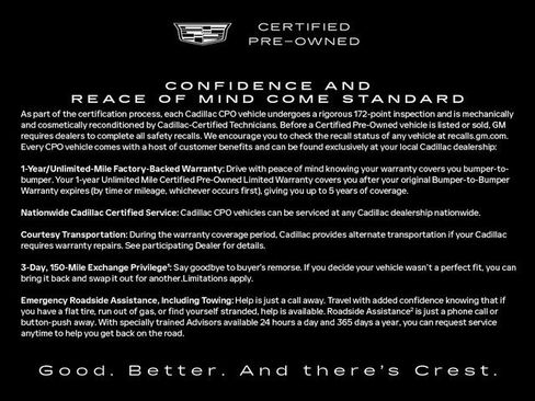 Certified 2025 Cadillac CT5 Premium Luxury w/ Sun And Sound Package RWD image 8