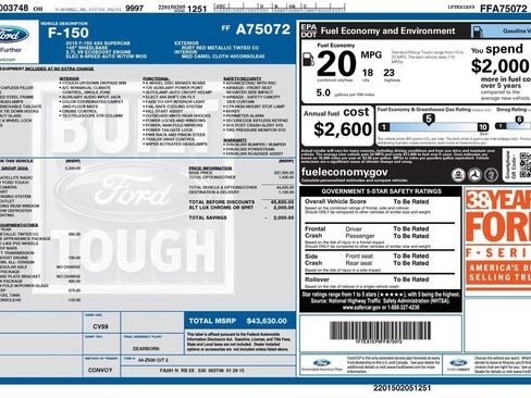 Used 2015 Ford F150 XLT w/ Equipment Group 302A Luxury AWD/4WD image 11