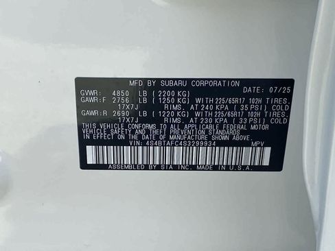 Used 2025 Subaru Outback Premium image 35