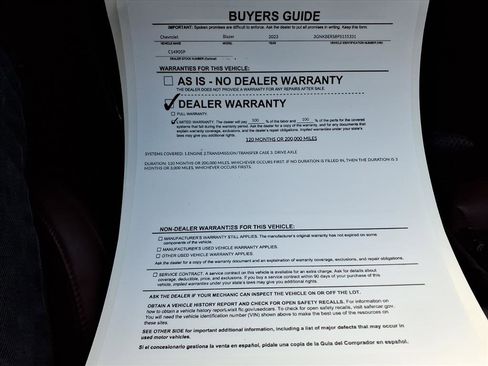 Used 2023 Chevrolet Blazer RS image 35