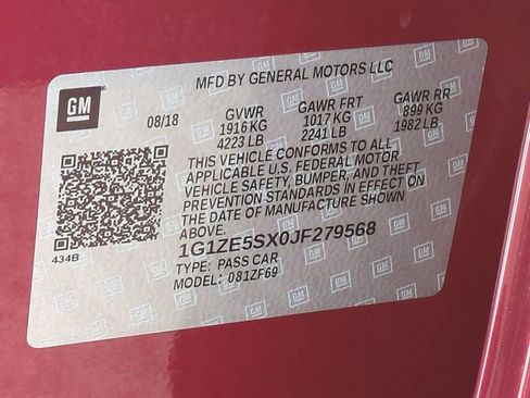 Used 2018 Chevrolet Malibu Premier w/ Driver Confidence Package image 31