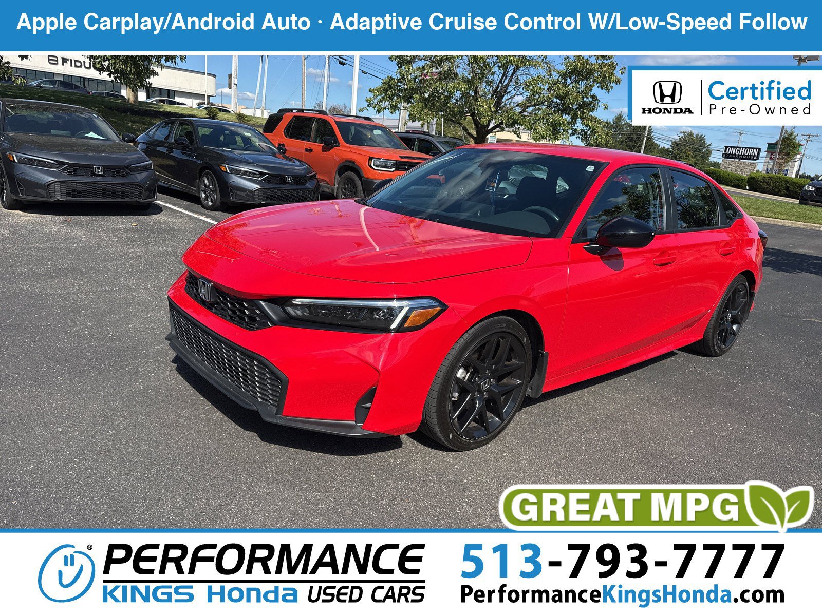 Used 2025 Honda Civic Sport image 1