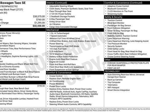 Used 2023 Volkswagen Taos SE image 12
