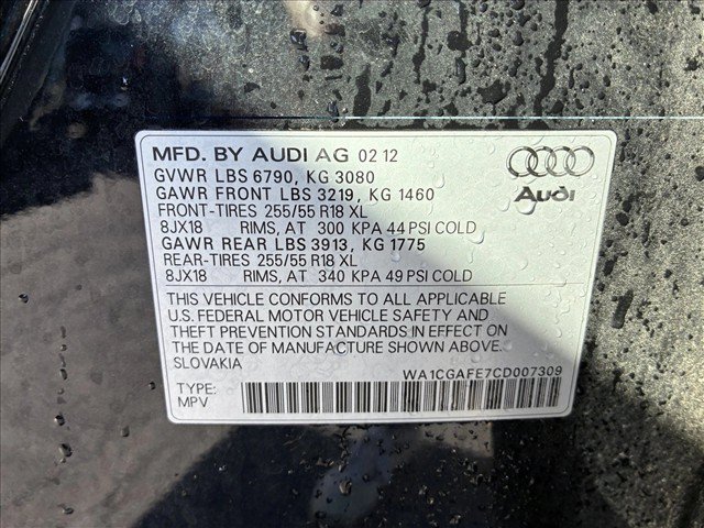 Used 2012 Audi Q7 3.0T Premium AWD/4WD image 15