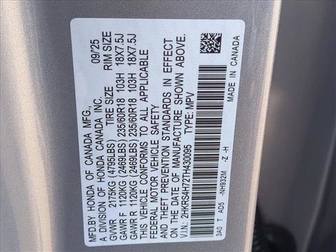 New 2026 Honda CR-V EX-L image 23