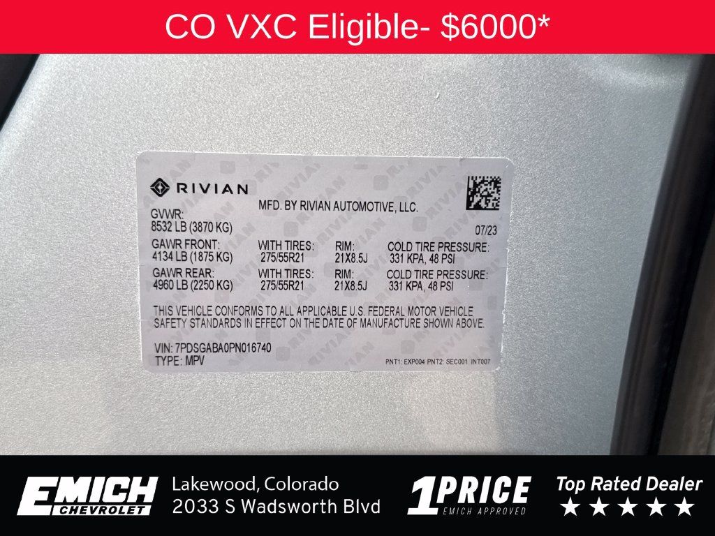 Used 2023 Rivian R1S Adventure Quad AWD/4WD image 30