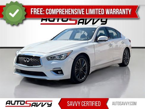 Used 2023 INFINITI Q50 Luxe w/ Cargo Package image 3