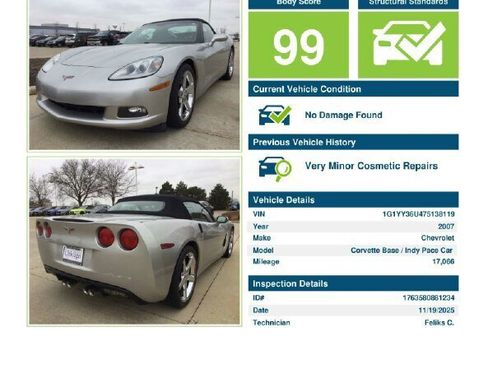 Used 2007 Chevrolet Corvette Convertible w/ Preferred Equipment Group image 32