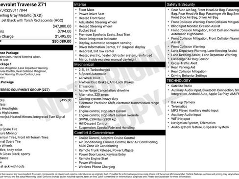 Used 2025 Chevrolet Traverse Z71 AWD/4WD image 6