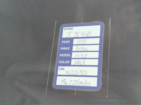 Used 1989 Pontiac Firebird Coupe RWD image 13