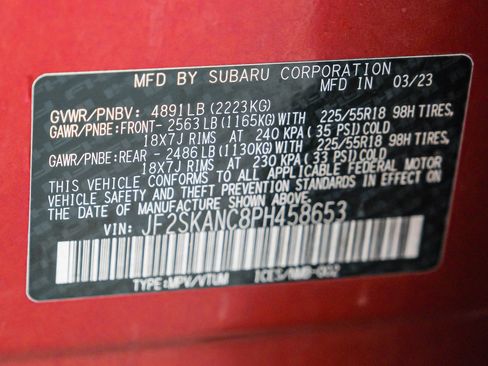 Used 2023 Subaru Forester Limited w/ Popular Package #2 image 54