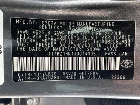 Used 2018 Toyota Camry XSE w/ Driver Assist Package FWD image 33