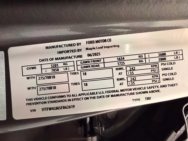 Used 2025 Ford F150 Tremor w/ Tow/Haul Package AWD/4WD image 55