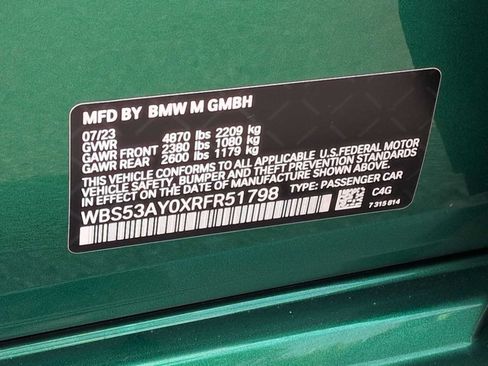 Used 2024 BMW M3 w/ Executive Package RWD image 38
