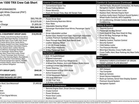 Used 2022 RAM 1500 TRX w/ TRX Level 2 Equipment Group AWD/4WD image 2