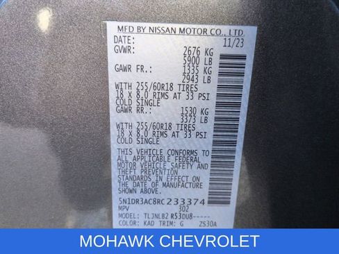 Used 2024 Nissan Pathfinder S AWD/4WD image 32