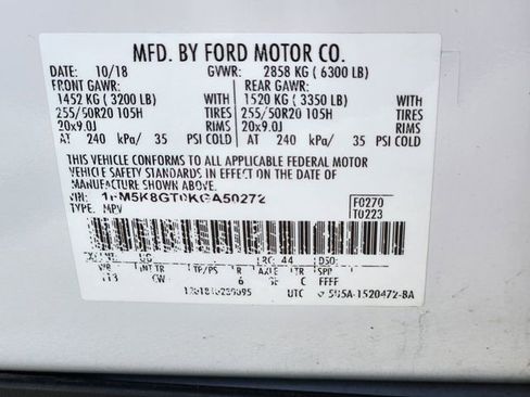 Used 2019 Ford Explorer Sport AWD/4WD image 29