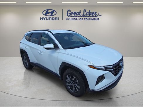 Used 2022 Hyundai Tucson Blue w/ Cargo Package AWD/4WD image 3