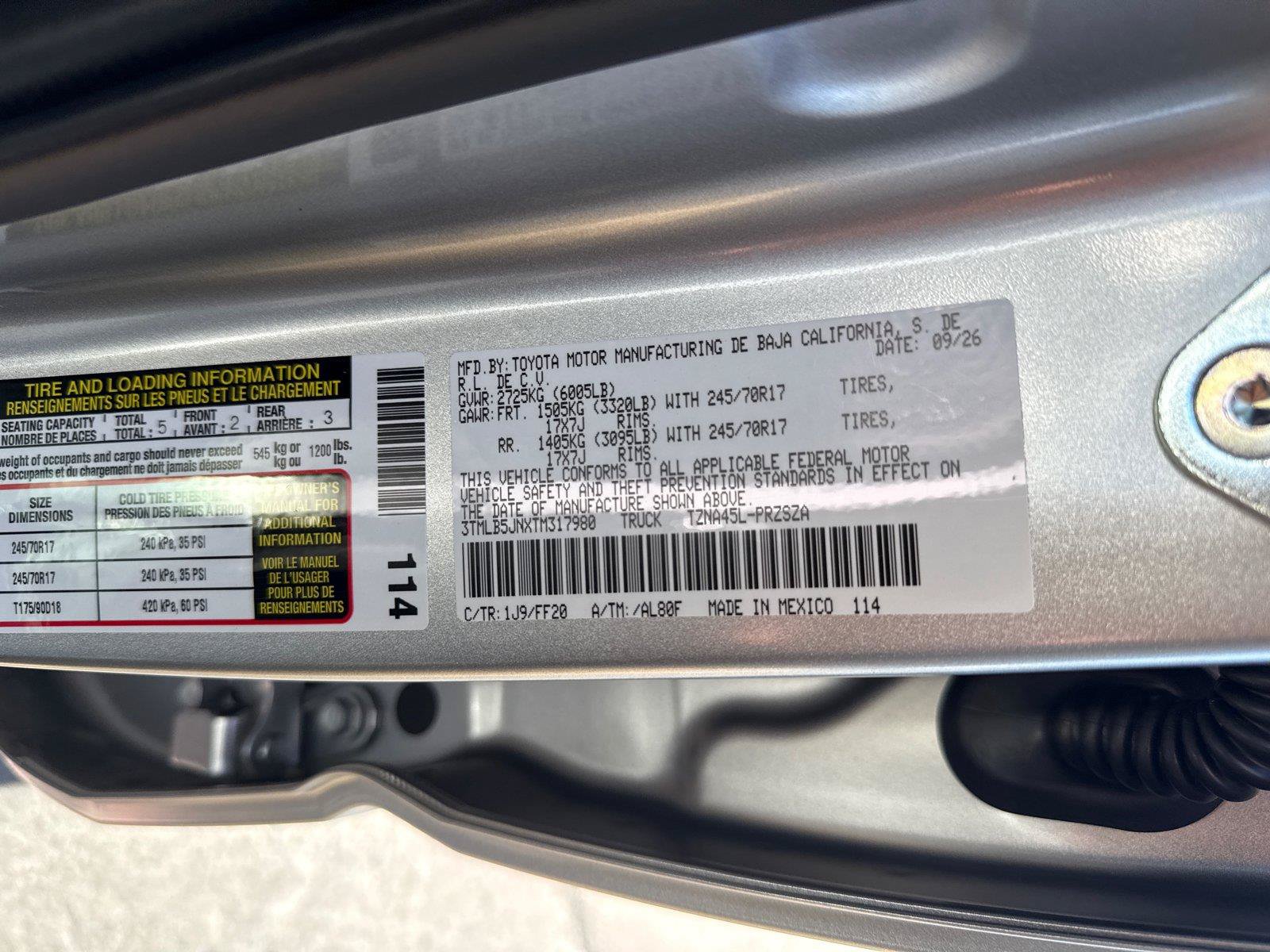 Used 2026 Toyota Tacoma SR5 AWD/4WD image 31