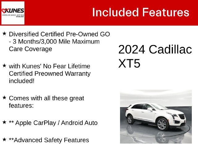 Used 2024 Cadillac XT5 Premium Luxury w/ LPO, Floor Liner Package AWD/4WD image 4