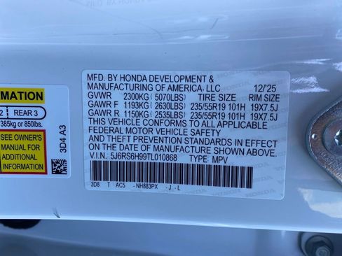 New 2026 Honda CR-V Sport Touring image 16