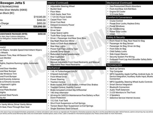 Used 2019 Volkswagen Jetta S w/ Driver Assistance Package FWD image 36