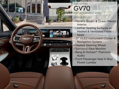 New 2026 Genesis GV70 2.5T Advanced AWD/4WD image 21